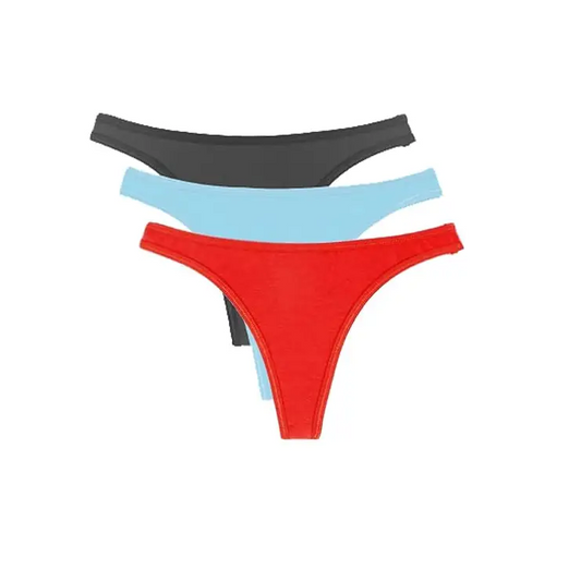 3-Pack Women’s Everyday Thong Panty Set