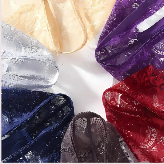 Women Sexy Lace Lingerie Briefs Thongs Panties Snazzyway