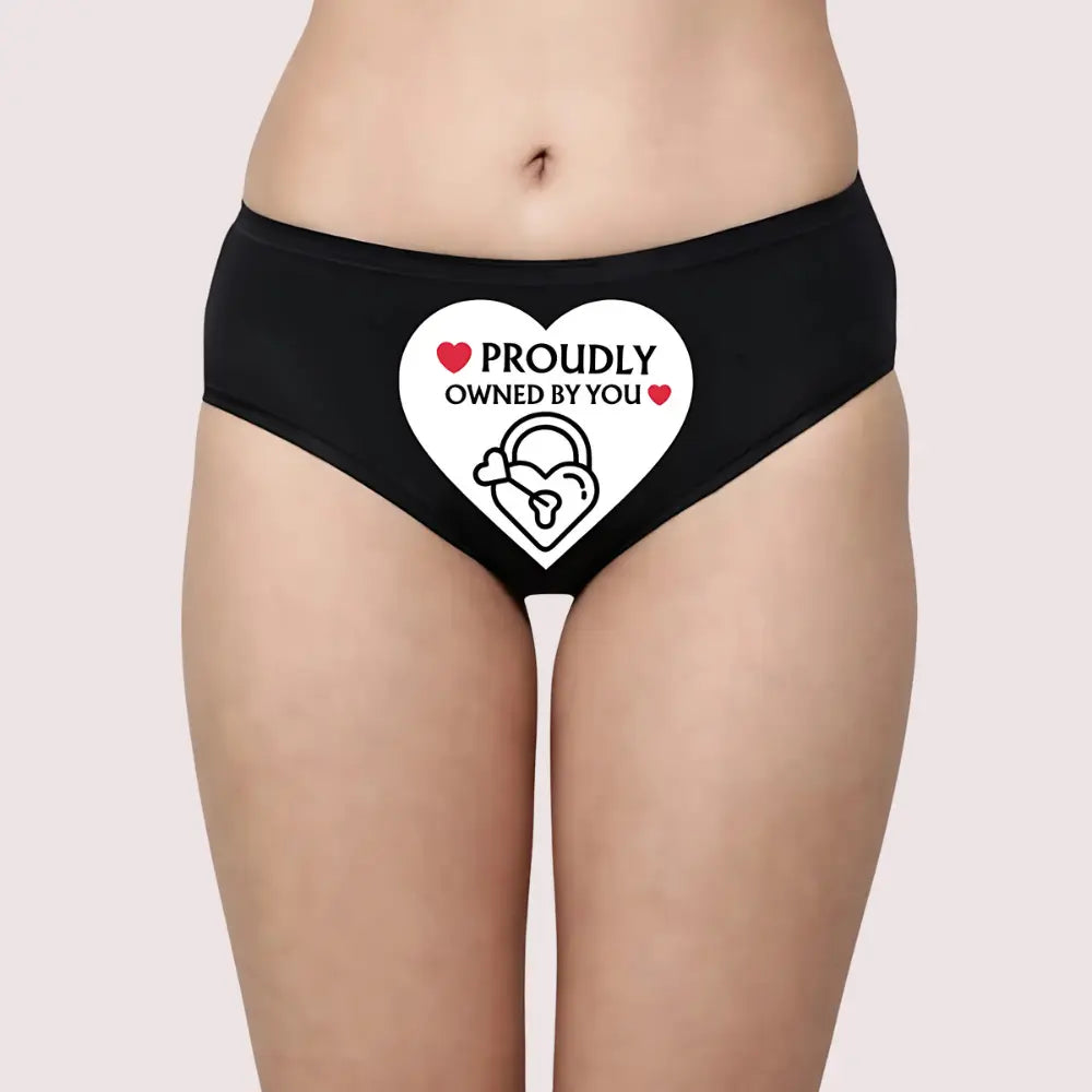 Personalized Allure Proudly Owned Panty Snazzyway