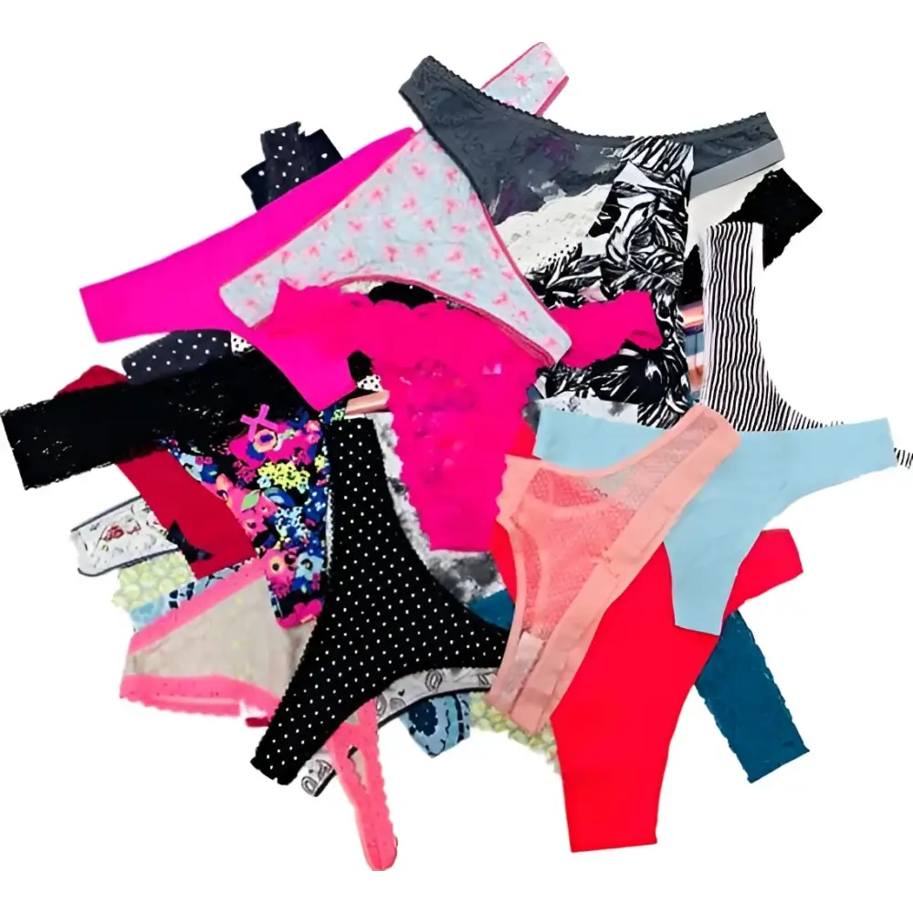 7-Pack of Stylish Thongs in Assorted Designs