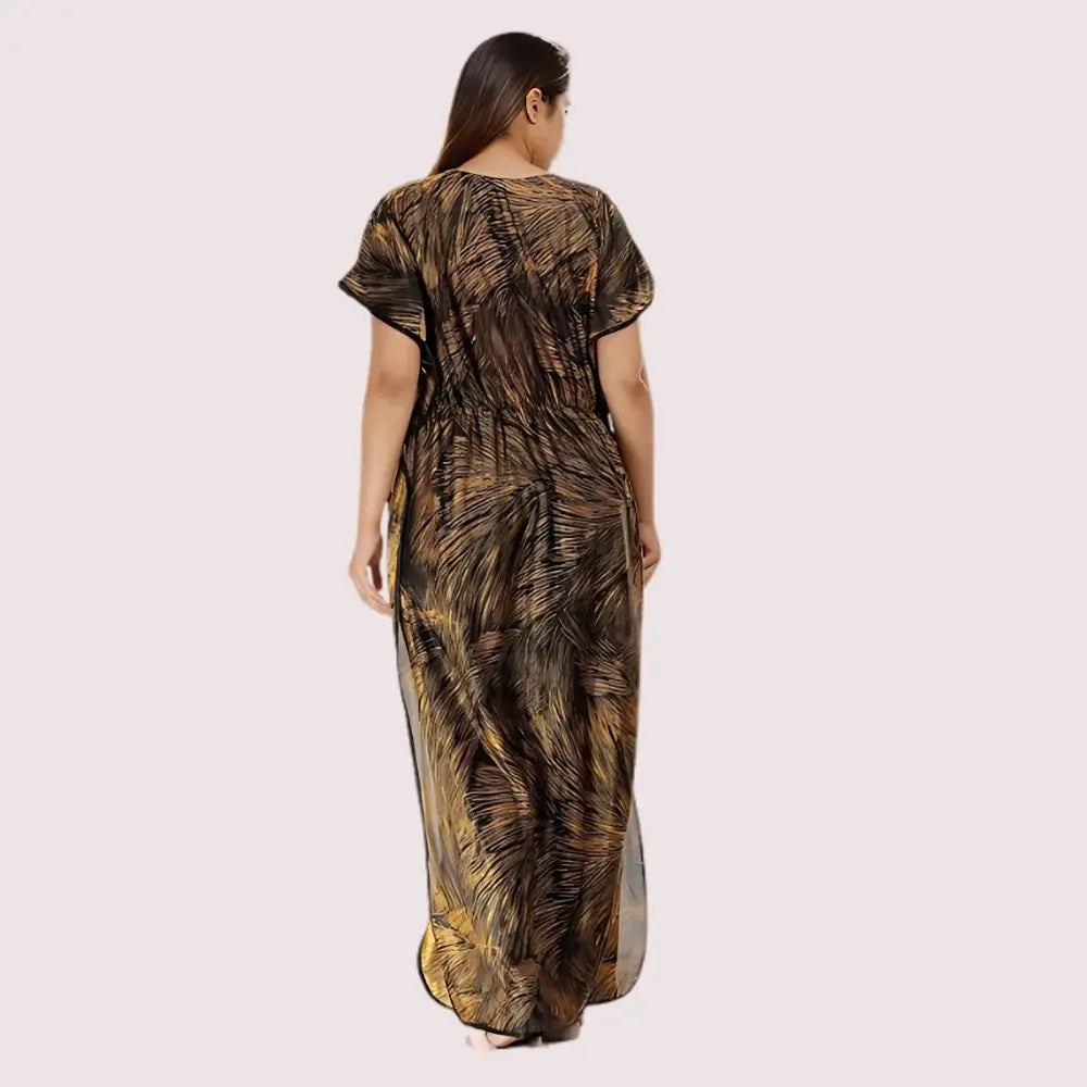 Printed Satin Nightie for Girls/Women Snazzyway