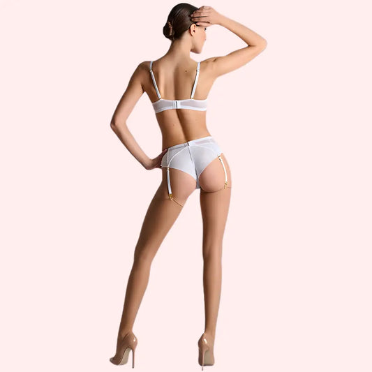 Ultra-Sheer Nude Thigh-High Stockings Pack of 2 β Silky Finish Snazzyway