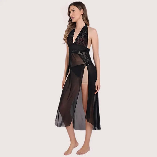 Sensual Mesh Nightgown for Women Snazzyway