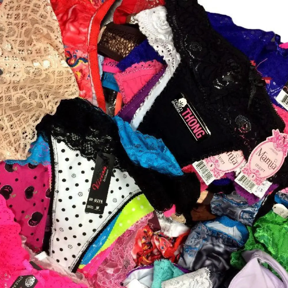 12-Piece Assorted Luxury Panties Wholesale Lot Snazzyway