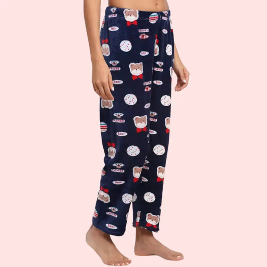Ladies casual printed warm Pajama (Pk of 2) Snazzyway