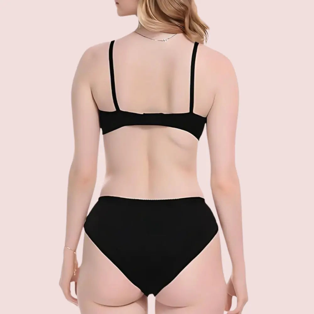 Comfort Bliss 2-Pack Lightly Padded Bra & Panty Set Snazzyway