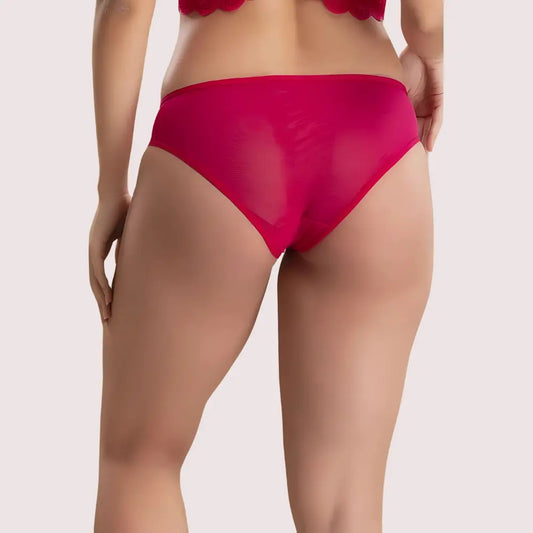 Beautiful Pink Lace Bikini Panties Snazzyway