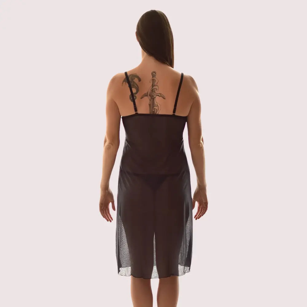 Moonlit Desire See-Through Nightdress Snazzyway