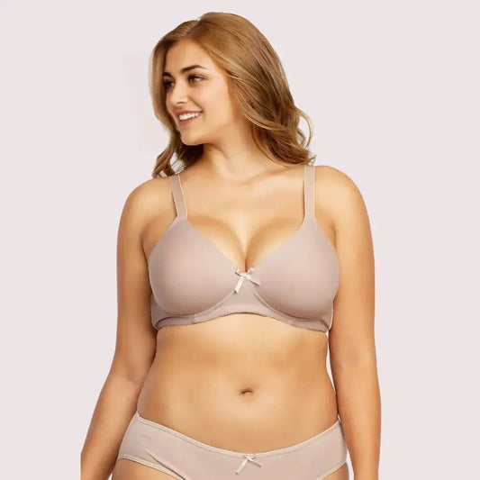 2 Pack No Wire Full Cup Light Padded bra Snazzyway