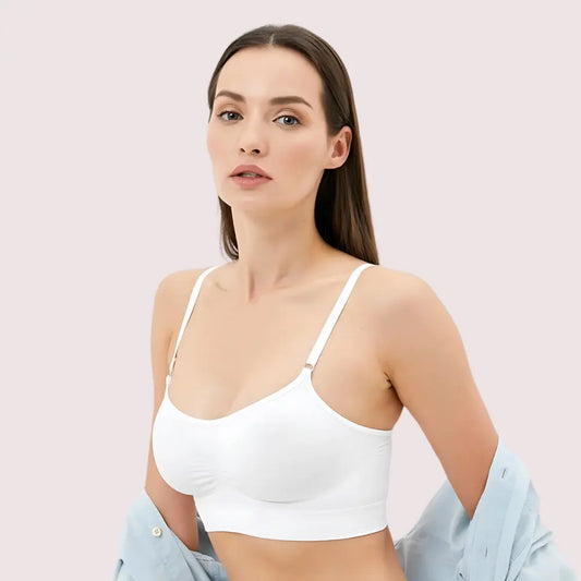 3-Pack Stylish Stretchable Sports Bras for Girls Snazzyway