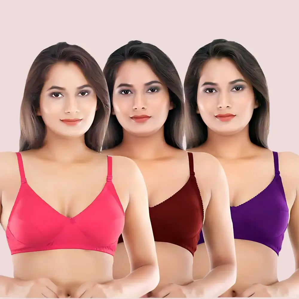 Clearance sale Pack of 10 cotton summer bras Snazzyway