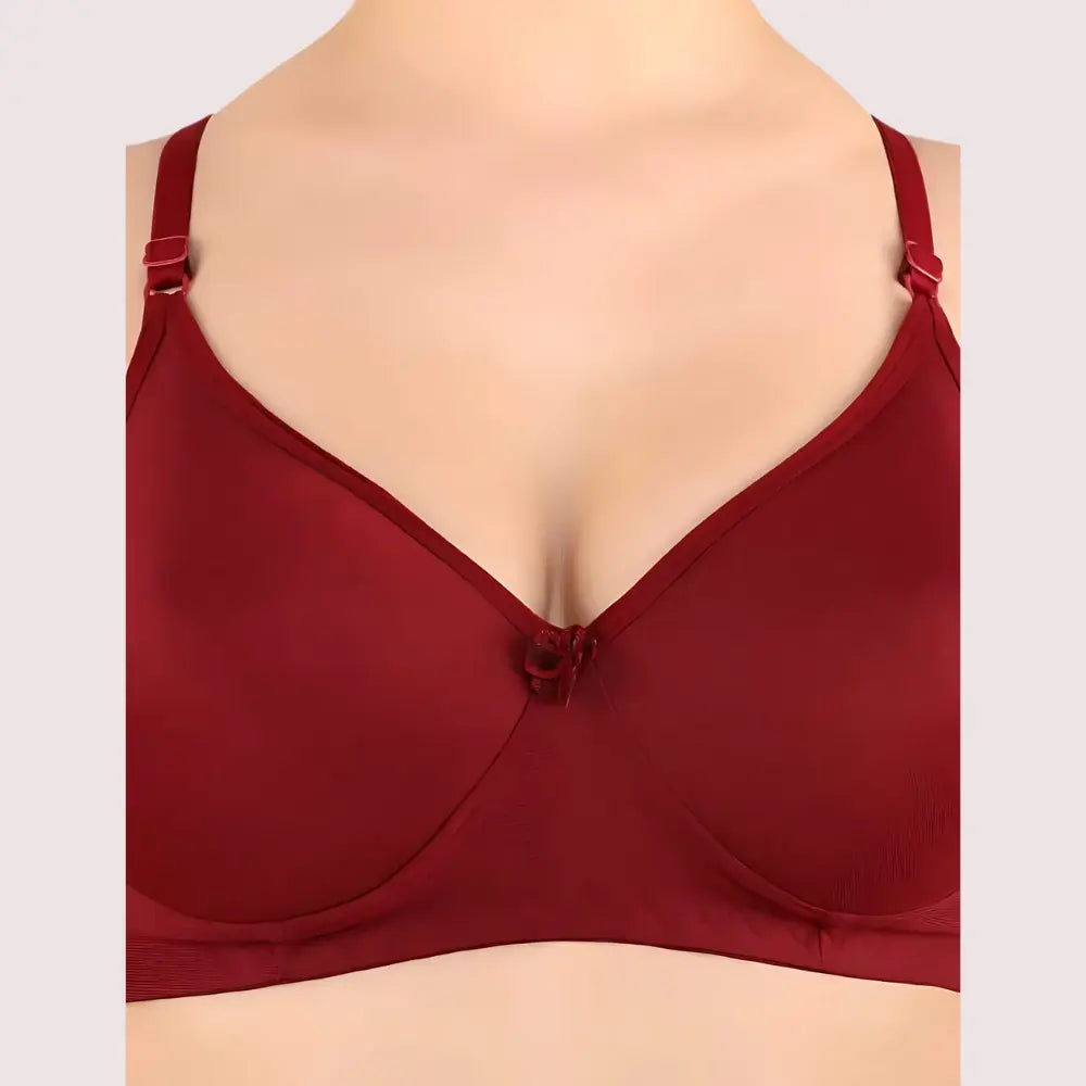 Women T-Shirt Lightly Padded Bra Snazzyway