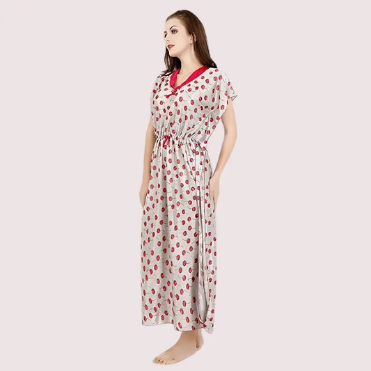 Luxurious Satin Maxi Sleepwear for Women Snazzyway
