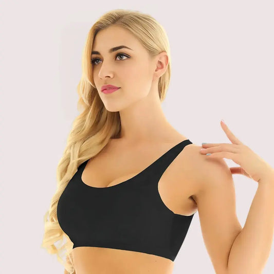Luxury Padded Seamless Laser Cut Sports Bra Snazzyway