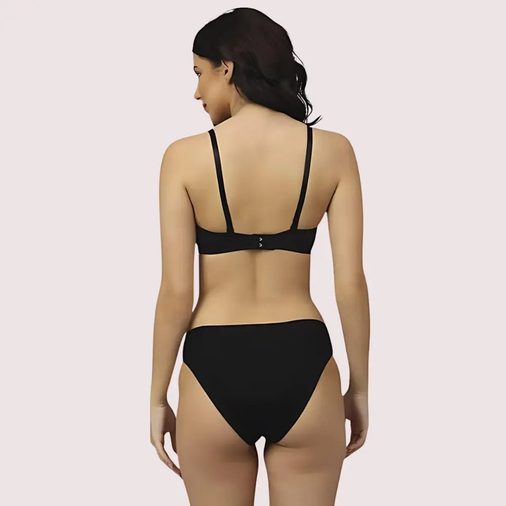 Casual Cotton Comfort Bra Panty Set (2 pack) Snazzyway