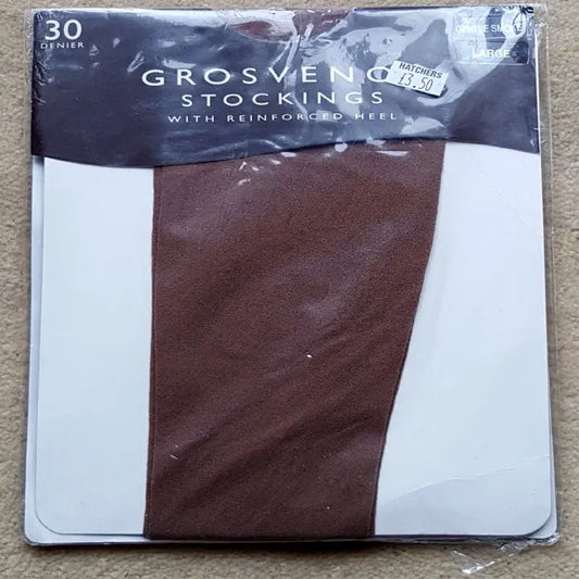 GROSVENOR 30 Denier Gentle Smoke Stockings Snazzyway