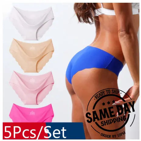 5 Pack Luxury Seameless panties Snazzyway