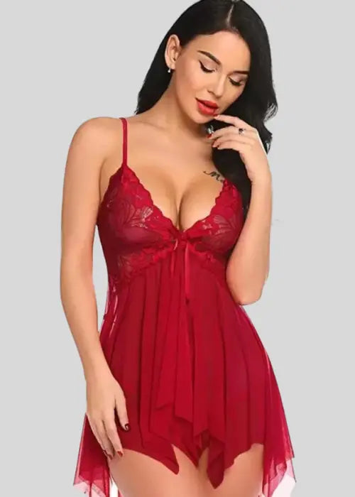 Mini Baby Doll Nightwear for Sultry Seduction Snazzyway