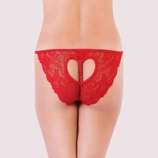 Beautiful Lace Red Women’s Cheekies (Pack of 1)