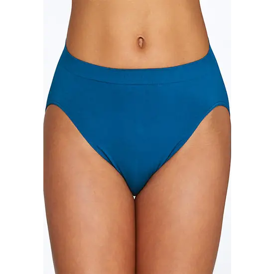Beauty 5-Pack Soft Elastic Plus Size Panties+ 1 Free Bra