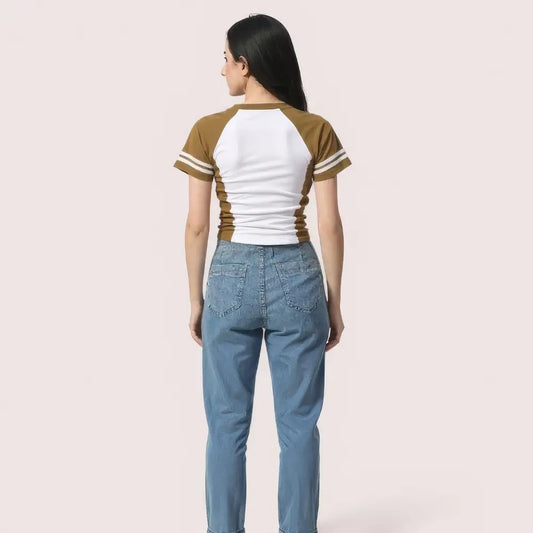 ’Brooklyn 76’’ Varsity Crop Top