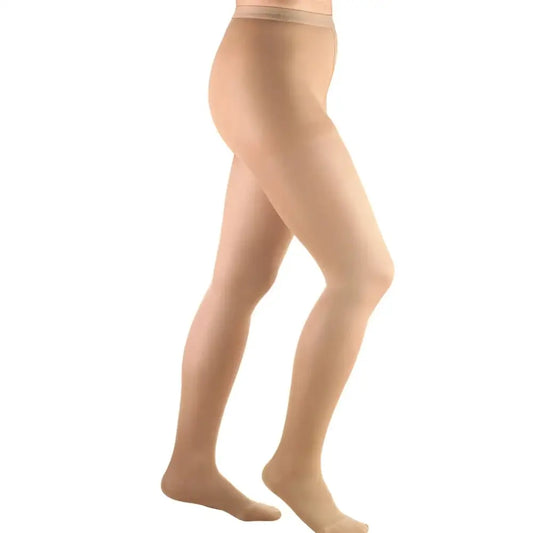 Candy Colors Opaque Footed Pantyhose Women Stockings pack of 2 - Cream / One Size