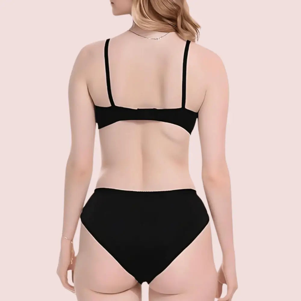 Comfort Bliss 2 - Pack Lightly Padded Bra & Panty Set - Boldlior