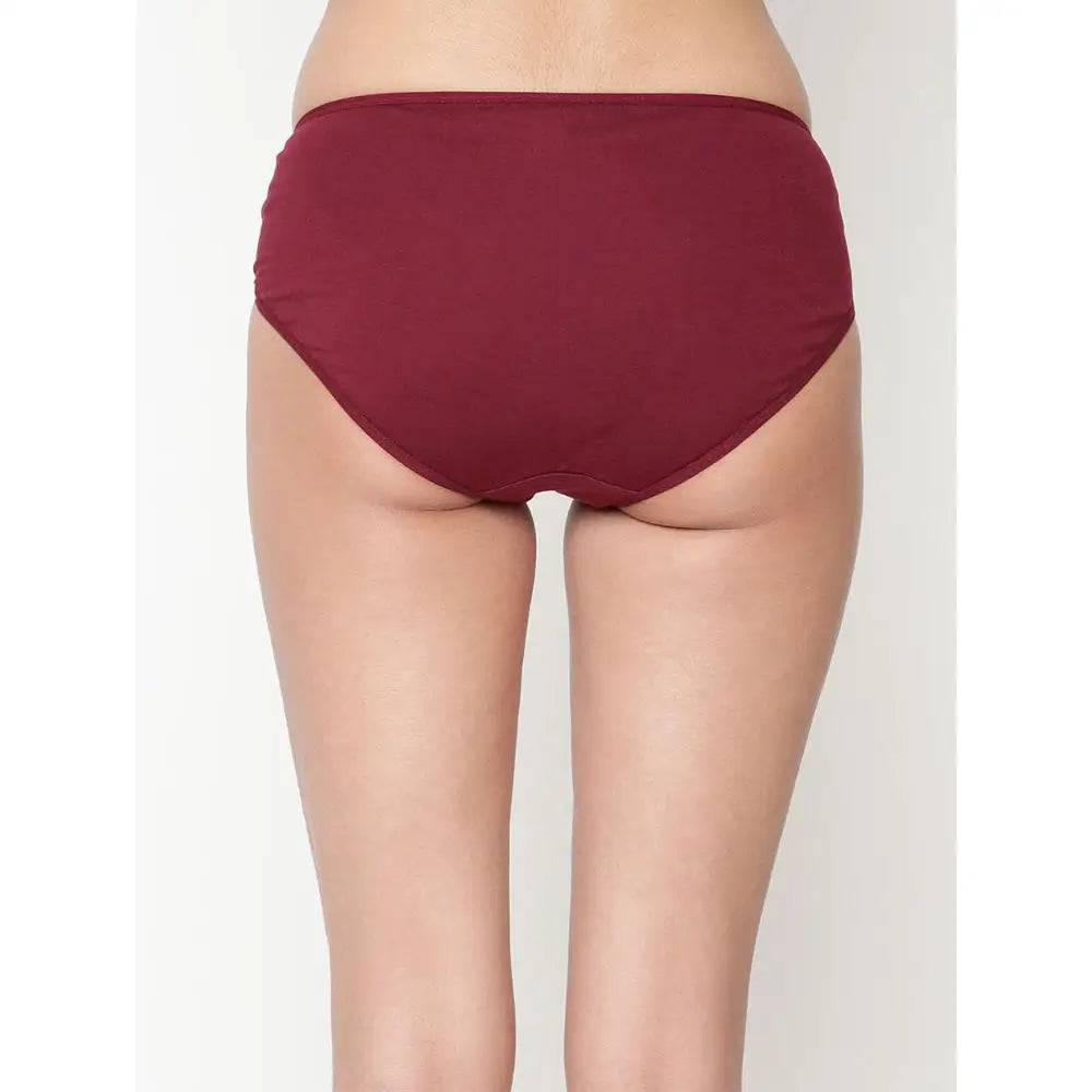 Comfy Snazzy Way Women’s Best Fitting Plus Size Maroon Cotton Panties(Pkt of 2)