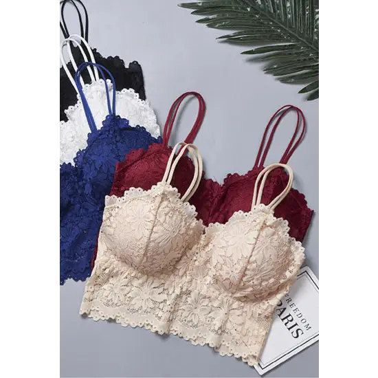 Cute Stretch lace bralette Bra top (Pack of 2)
