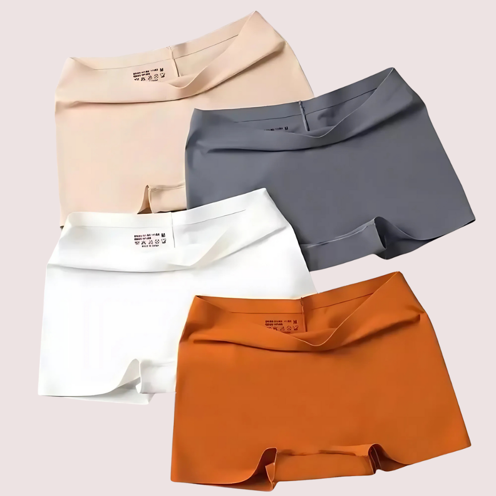 Seamless Boxer Shorts Panties 3 PK