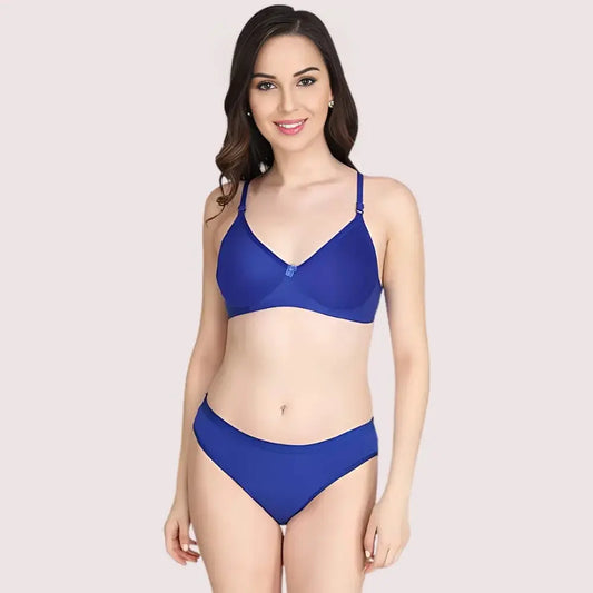 Non-Padded Bra Panty Set for Women (2 pack) Snazzyway