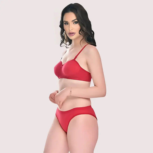 Padded Cotton Bra Panty Set for a Seductive Look (2 pack) Snazzyway