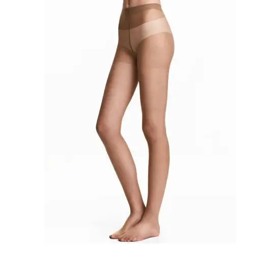Genevieve the silkiest control tops pantyhose - Light Brown / One Size