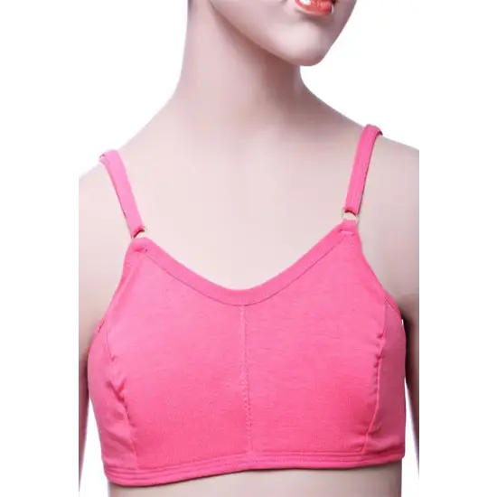 Girl’s Cotton Cute Bow Front Everyday Bra Pk-2