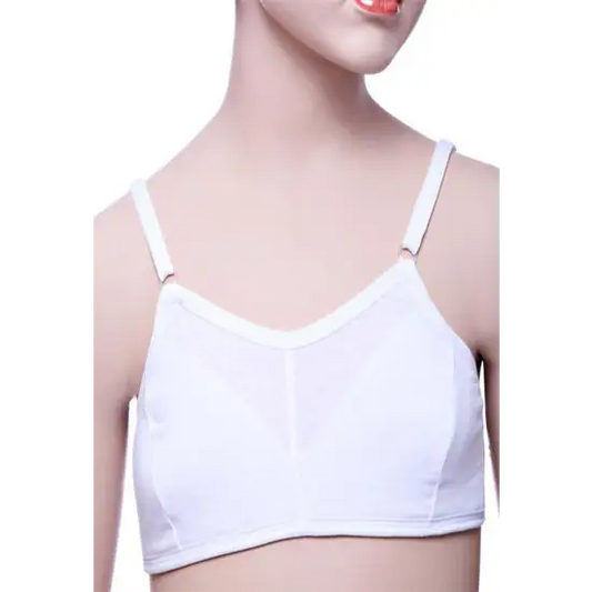 Girl’s Cotton Cute Bow Front Everyday Bra Pk-2