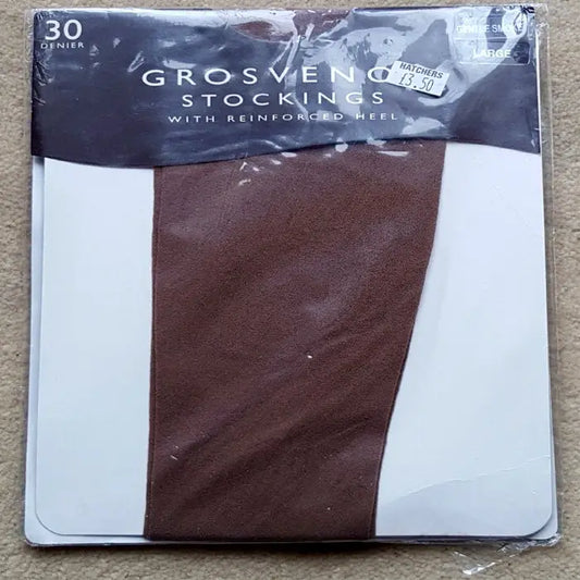 GROSVENOR 30 Denier Gentle Smoke Stockings - One Size / gentle smoke