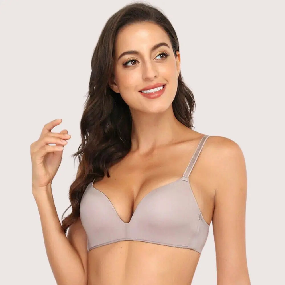French Daina 2 Pack Luxury Seamless Padded Non-Wired Push-Up Bra Snazzyway