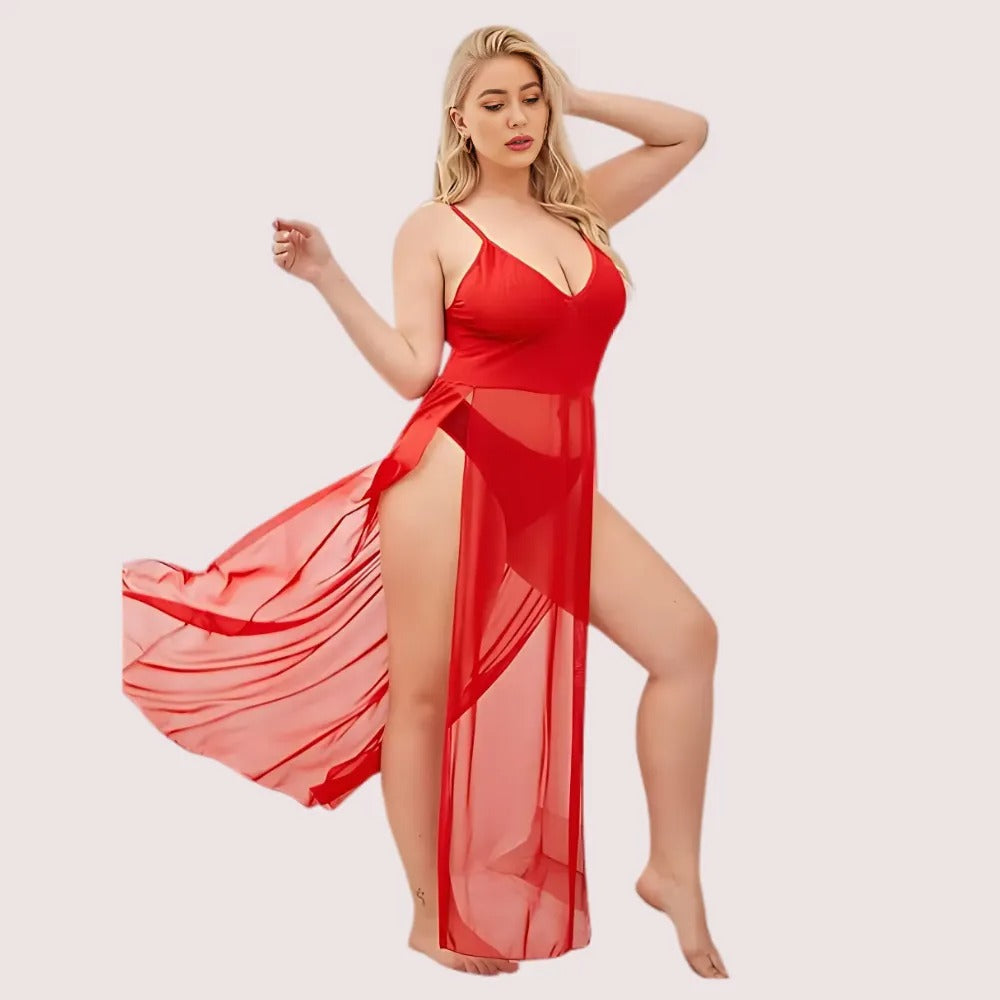 Soft Elegant Lace Seductive Nightgown
