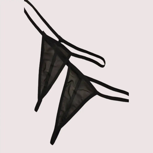 Invisible G-String Underwear - M / Black