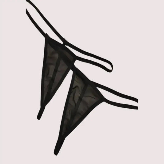 Invisible G-String Underwear - M / Black