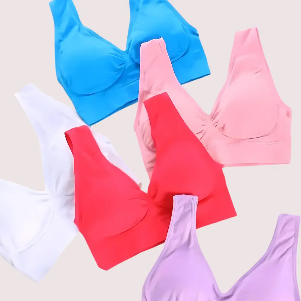 2-Pack Stylish Sports Bra Set for Girls Snazzyway