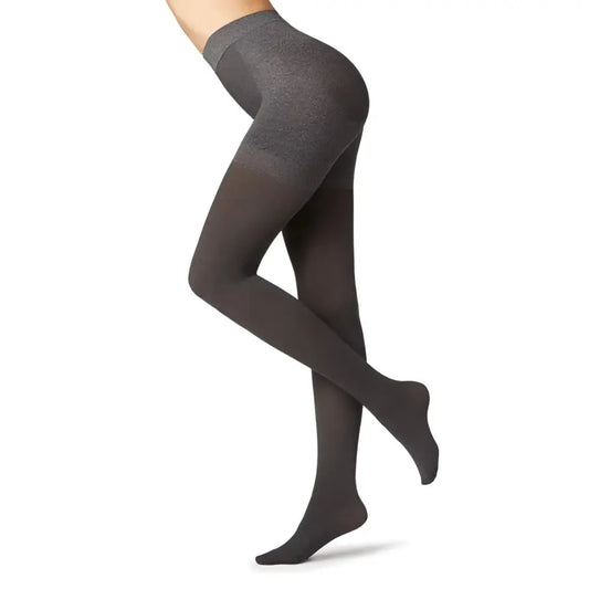 Kayser 50 Denier all over great shapes grey color pantyhose - Grey / One Size