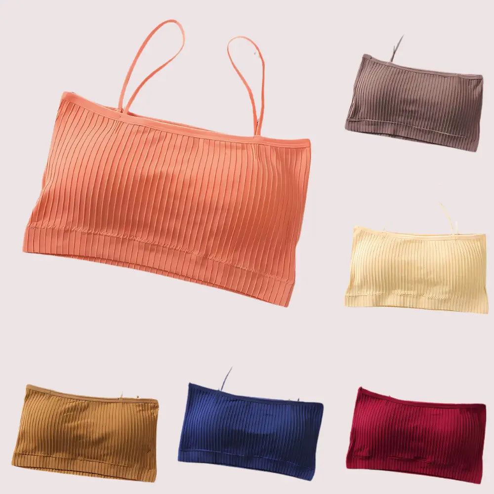 2 Pack Cute & Comfy lightly padded cami bra Snazzyway