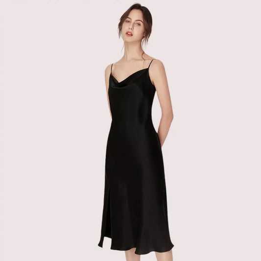 Luxurious Women’s Silk Satin Sleepwear Nightdress