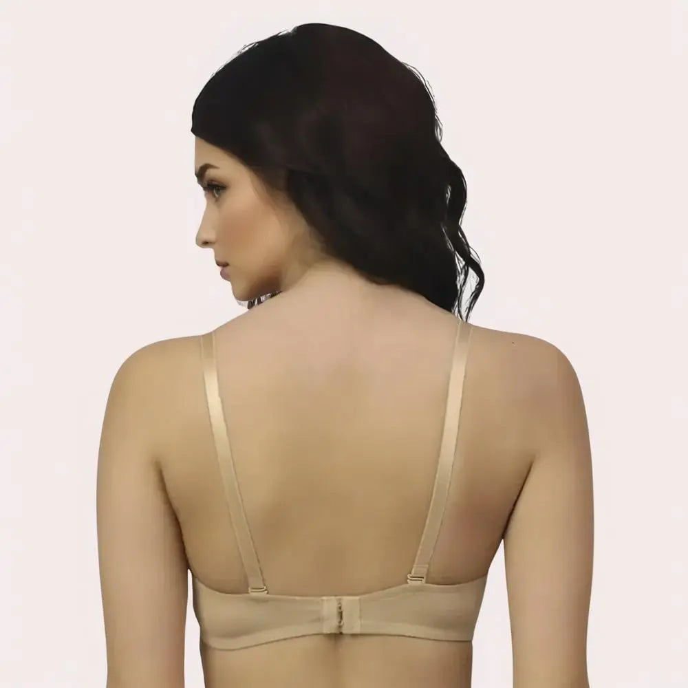FD Demi Bra + Free Seamless Panty - Lift, Comfort & Perfect Fit Snazzyway
