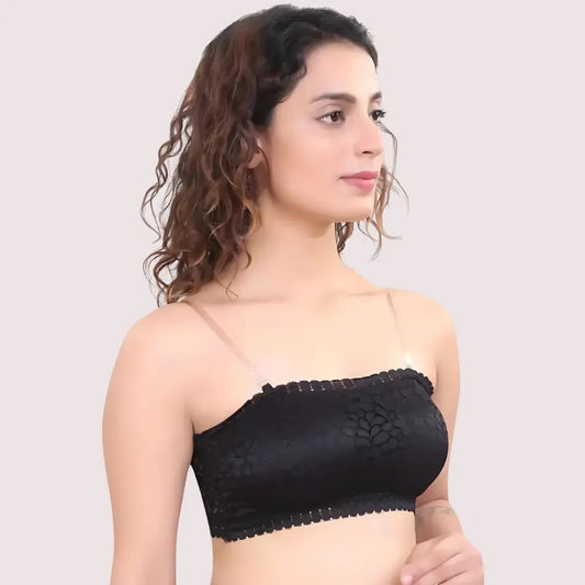 Seamless and Wirefree Tube Bra with Supreme Stretch Snazzyway