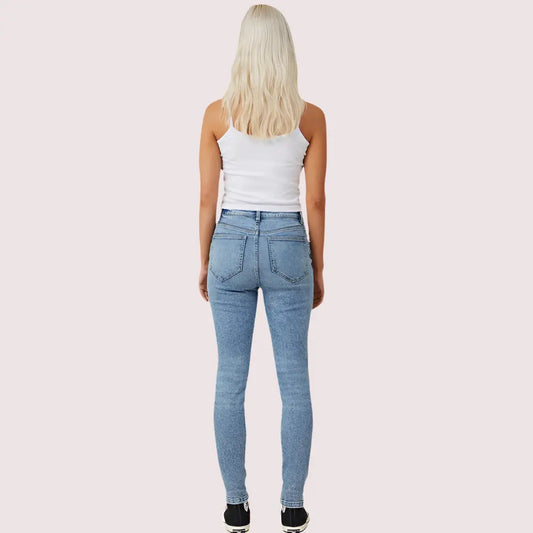 Women's Perfect Curve High Waist Skinny Jeans Snazzyway