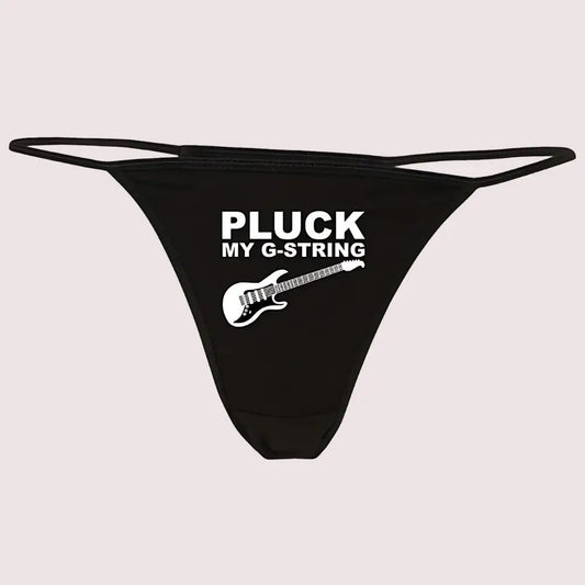 Pluck My G-String Printed Thong