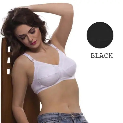 Plus Size cotton bra up to size 50 (3 Pack)