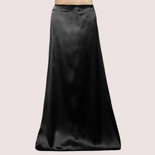 Combo Women's Satin Petticoat Inskirt (Black, Light-Beige, White)